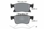 TEXTAR set placute frana, frana disc TEXTAR 2234501 (2234501) - automobilus - 263,24 RON