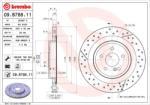 BREMBO Disc frana BREMBO PRIME LINE - UV Coated 09. B788.11 (09.B788.11)