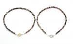  Bratara Turmalina Mixt Diametru 58 mm - Margele Rondele Fatetate - 1, 8 - 2, 6 mm - Accesorii GF - Argint 925