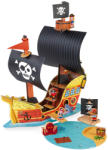 Janod Set de joaca din lemn mini povesti - Corabie de pirati - Janod J08579