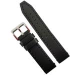 Peyton Curea de ceas neagra din piele naturala 20mm 22mm 24mm 26mm WZ4161 (WZ4161)