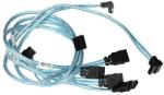Supermicro Kábel Sett 4 SATA 20-30-40-60 cm (CBL-0186L) (CBL-0186L)