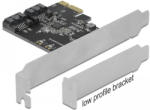 Delock 2 portos SATA PCI Express Card - redus profile factor de formă (90431)