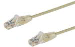StarTech - UTP Cat6 slim patch kábel 2, 5m - N6PAT250CMGRS (N6PAT250CMGRS)
