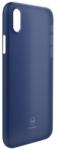 Mcdodo Protectie spate Mcdodo Ultra Slim Air pentru iPhone X, 0.3mm (Transparent/Albastru) (PC-3393)