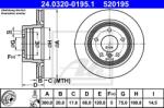 ATE Disc frana ATE PowerDisc 24.0320-0195.1 (24.0320-0195.1)