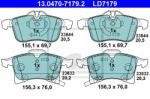 ATE set placute frana, frana disc ATE Ceramic 13.0470-7179.2 (13.0470-7179.2)