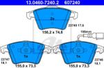 ATE set placute frana, frana disc ATE 13.0460-7240.2 (13.0460-7240.2)