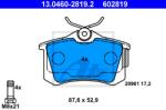 ATE set placute frana, frana disc ATE 13.0460-2819.2 (13.0460-2819.2)