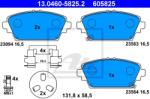 ATE set placute frana, frana disc ATE 13.0460-5825.2 (13.0460-5825.2)