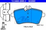 ATE set placute frana, frana disc ATE 13.0460-2885.2 (13.0460-2885.2)
