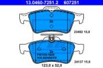ATE set placute frana, frana disc ATE 13.0460-7251.2 (13.0460-7251.2)