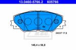 ATE set placute frana, frana disc ATE 13.0460-5766.2 (13.0460-5766.2)
