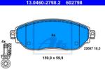 ATE set placute frana, frana disc ATE 13.0460-2798.2 (13.0460-2798.2)