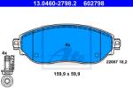 ATE set placute frana, frana disc ATE 13.0460-2798.2 - automobilus