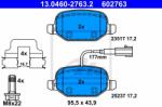 ATE set placute frana, frana disc ATE 13.0460-2763.2 (13.0460-2763.2)