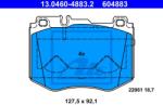 ATE set placute frana, frana disc ATE 13.0460-4883.2 (13.0460-4883.2)