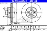 ATE Disc frana ATE 24.0126-0184.1 (24.0126-0184.1)