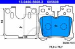 ATE set placute frana, frana disc ATE 13.0460-5608.2 (13.0460-5608.2)