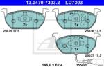 ATE set placute frana, frana disc ATE Ceramic 13.0470-7303.2 (13.0470-7303.2)