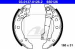ATE Set saboti frana ATE 03.0137-0126.2 (03.0137-0126.2) - automobilus