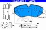 ATE set placute frana, frana disc ATE 13.0460-4830.2 (13.0460-4830.2)