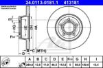 ATE Disc frana ATE 24.0113-0181.1 (24.0113-0181.1)