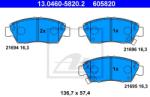 ATE set placute frana, frana disc ATE 13.0460-5820.2 (13.0460-5820.2)