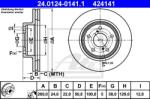ATE Disc frana ATE 24.0124-0141.1 (24.0124-0141.1)