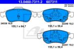 ATE set placute frana, frana disc ATE 13.0460-7311.2 (13.0460-7311.2)