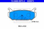 ATE set placute frana, frana disc ATE 13.0460-5973.2 - automobilus