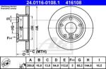 ATE Disc frana ATE 24.0116-0108.1 (24.0116-0108.1)