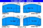 ATE set placute frana, frana disc ATE 13.0460-4973.2 (13.0460-4973.2)