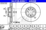 ATE Disc frana ATE 24.0128-0269.1 (24.0128-0269.1) - automobilus