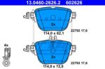 ATE set placute frana, frana disc ATE 13.0460-2626.2 (13.0460-2626.2)