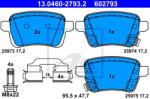 ATE set placute frana, frana disc ATE 13.0460-2793.2 (13.0460-2793.2)