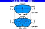 ATE set placute frana, frana disc ATE 13.0460-7248.2 (13.0460-7248.2)