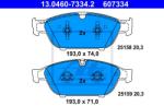 ATE set placute frana, frana disc ATE 13.0460-7334.2 (13.0460-7334.2)