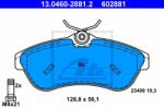 ATE set placute frana, frana disc ATE 13.0460-2881.2 (13.0460-2881.2)