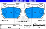 ATE set placute frana, frana disc ATE 13.0460-6924.2 (13.0460-6924.2)
