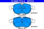 ATE set placute frana, frana disc ATE 13.0460-7212.2 (13.0460-7212.2)
