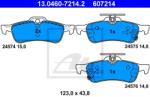 ATE set placute frana, frana disc ATE 13.0460-7214.2 (13.0460-7214.2)