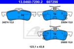 ATE set placute frana, frana disc ATE 13.0460-7290.2 (13.0460-7290.2)