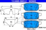 ATE set placute frana, frana disc ATE 13.0460-5683.2 (13.0460-5683.2)