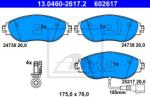 ATE set placute frana, frana disc ATE 13.0460-2617.2 (13.0460-2617.2)