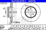 ATE Disc frana ATE 24.0122-0179.1 (24.0122-0179.1)