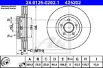 ATE Disc frana ATE 24.0125-0202.1 (24.0125-0202.1) - automobilus