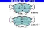 ATE set placute frana, frana disc ATE 13.0470-7215.2 - automobilus