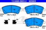 ATE set placute frana, frana disc ATE 13.0460-5603.2 (13.0460-5603.2)