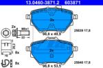 ATE set placute frana, frana disc ATE 13.0460-3871.2 (13.0460-3871.2)